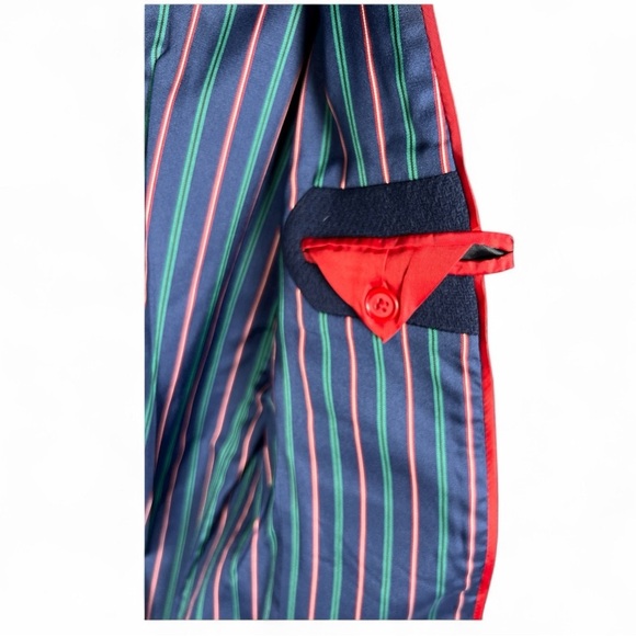 NEW J.CREW ZIPPED COAT IN STADIUM-CLOTH DARK NAVY GOLD ZIPPER MSRP$ 365 SIZE 000 - Picture 6 of 8